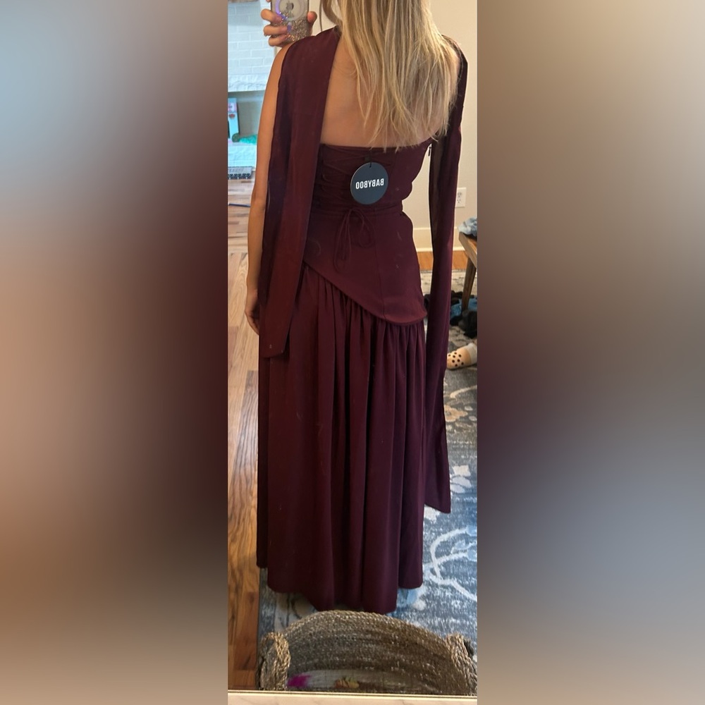 NWT - Never Worn - Maliyah Maxi Dress - Cherry Lacquer - Small - Picture 3 of 8